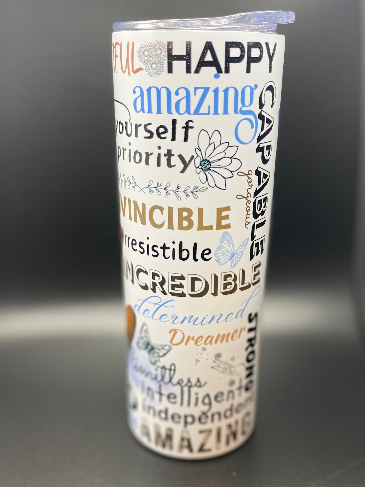 20.oz "LOVED" Skinny Tumbler