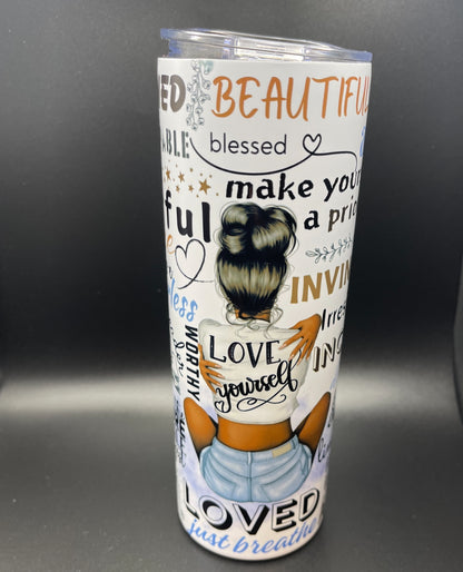20.oz "LOVED" Skinny Tumbler