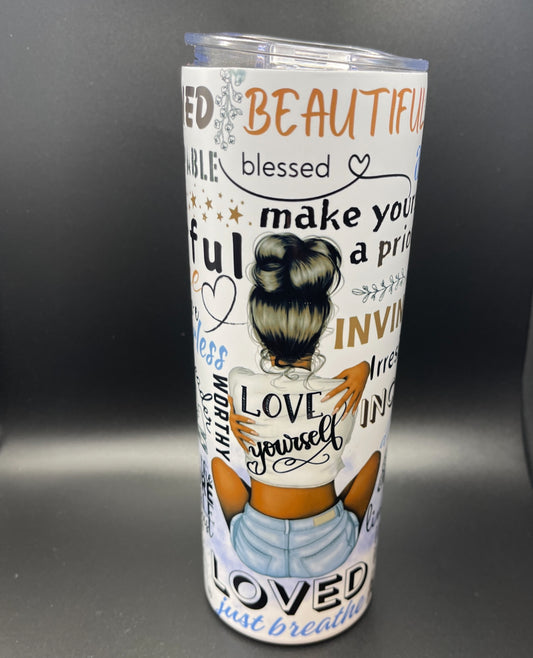 20.oz "LOVED" Skinny Tumbler